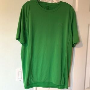 Patagonia Green Polyester Short Sleeve Base Layer Crewneck Tshirt Men Sz  XL